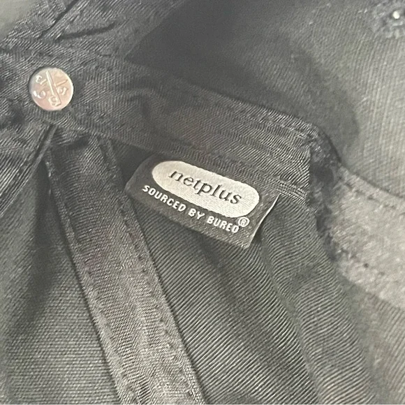 Patagonia Black Organic Cotton Logo Strapback Hat NetPlus Bureo Adjustable Cap - Picture 6 of 8